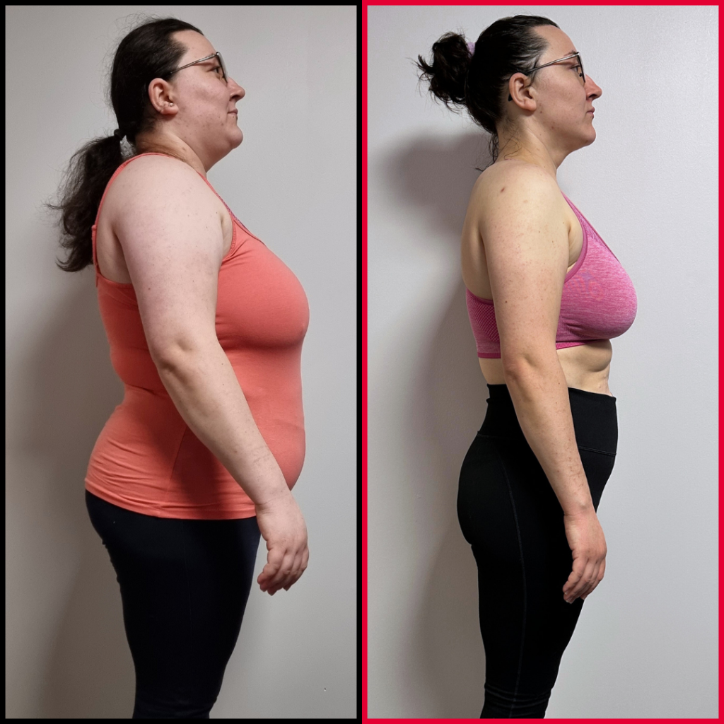 Diana, 31 – transformare înainte și după: −30 kg